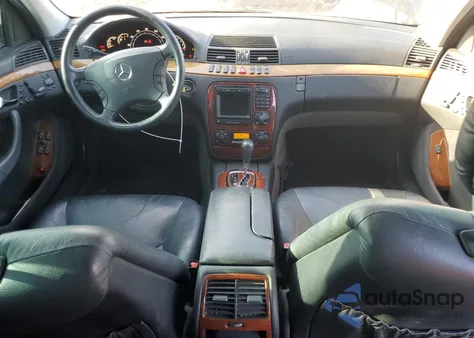 2000 Mercedes-Benz S 430 из США, поврежденный, VIN WDBNG70J0YA132506